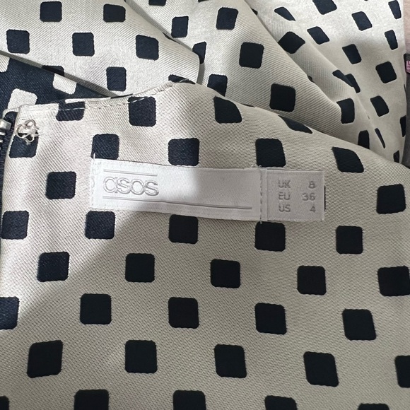 ASOS White Reverse Block Jacquard Mini - Picture 3 of 5